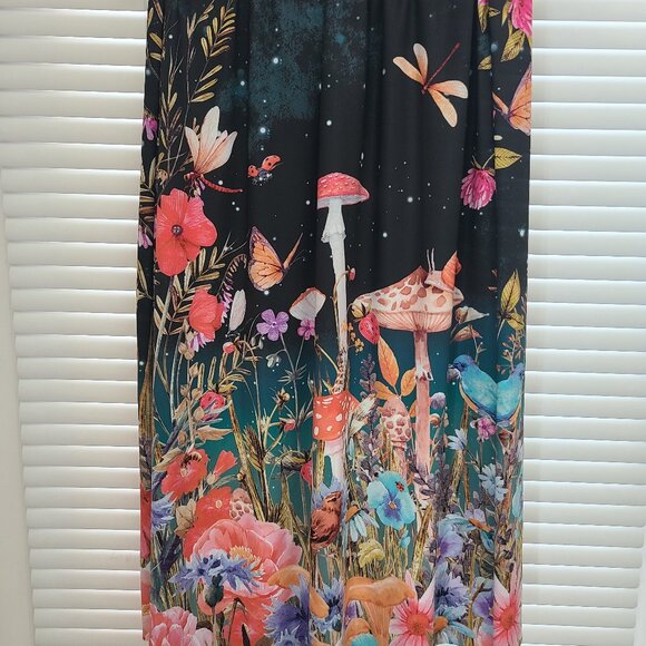 Pants - Blackmilk - Fairytale Floral Palazzo Pants M